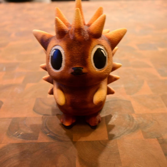 Echidna Night Light - Hand-Painted & 3D Printed