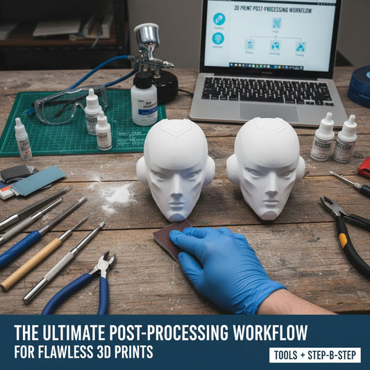 Ultimate Post-Processing Workflow for 3D Prints | Remove Layer Lines & Finishing Tips