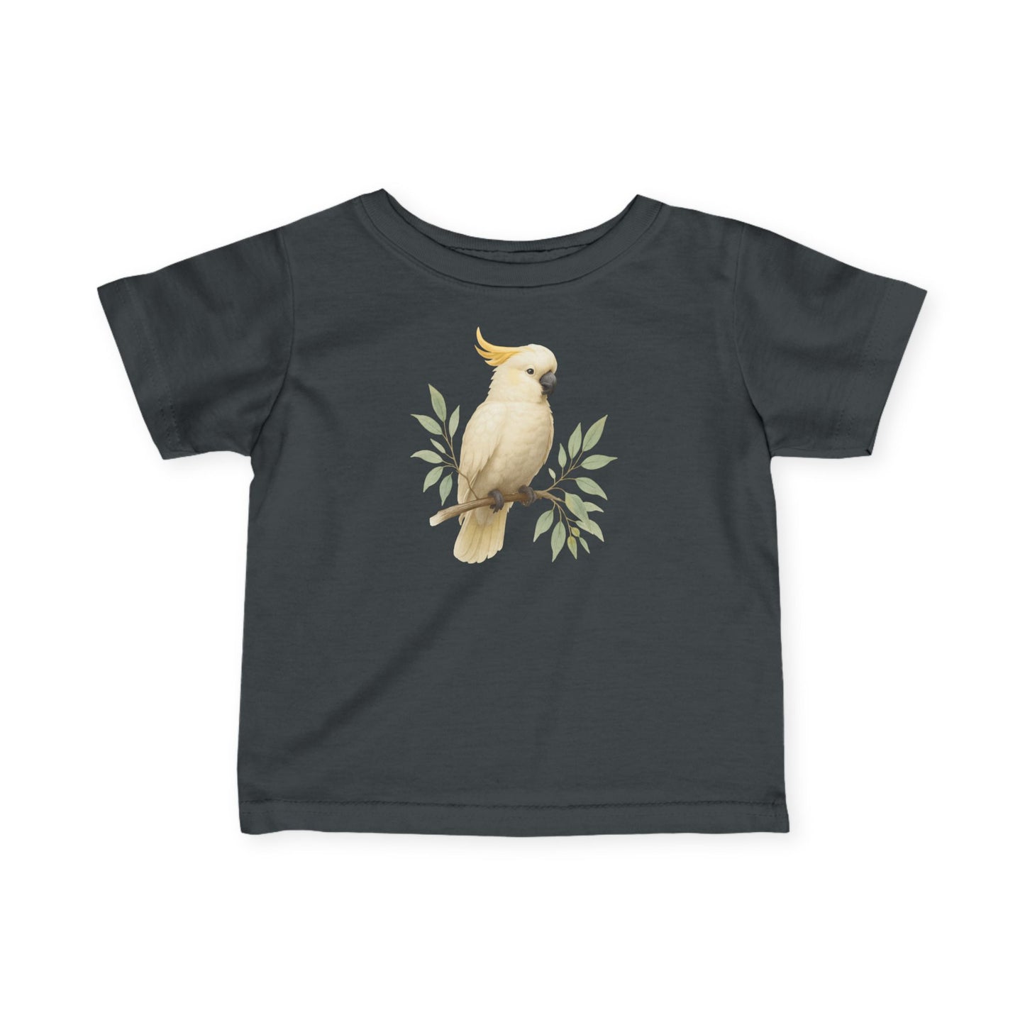 Infant Tee — Watercolor Cockatoo Baby Shirt