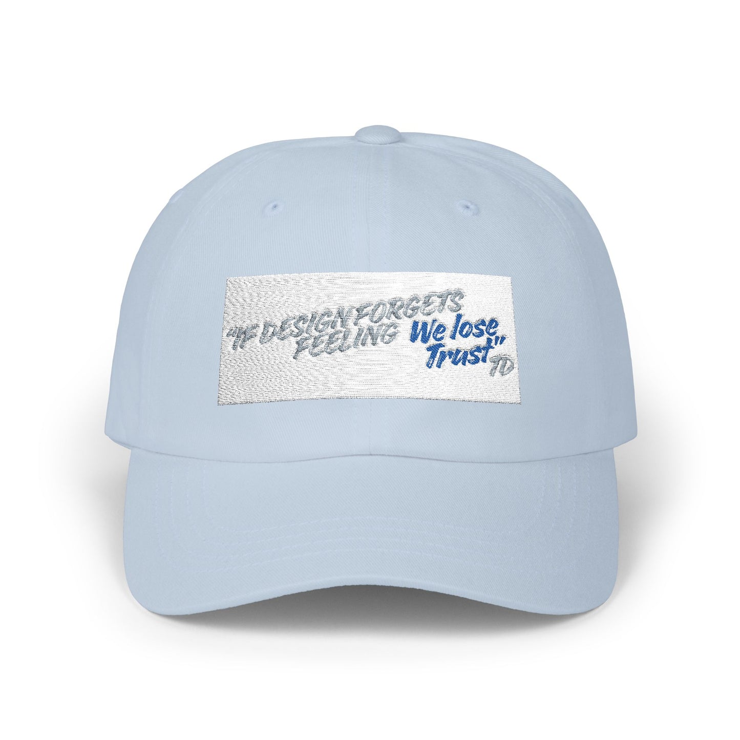 Classic Dad Cap — 'We lose Trust' Distressed Patch Dad Hat