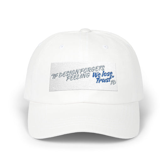 Classic Dad Cap — 'We lose Trust' Distressed Patch Dad Hat