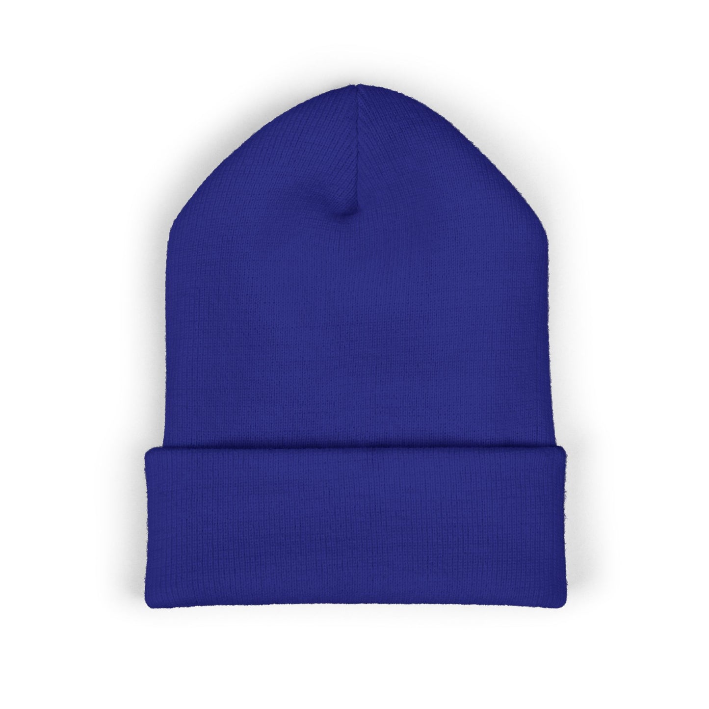 Embroidered Cuffed Beanie — "If Design Forgets Feeling We Lose Trust"