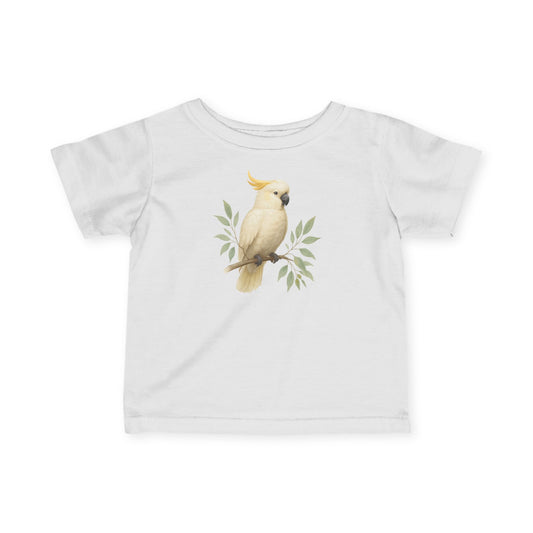Infant Tee — Watercolor Cockatoo Baby Shirt