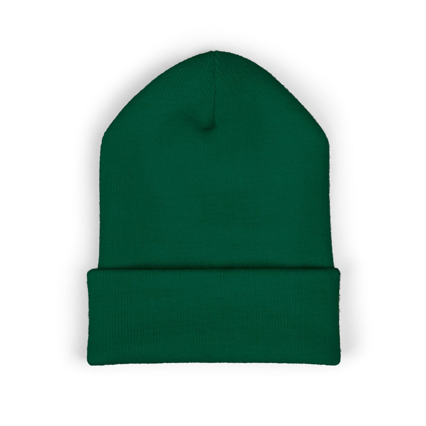 Embroidered Cuffed Beanie — "If Design Forgets Feeling We Lose Trust"