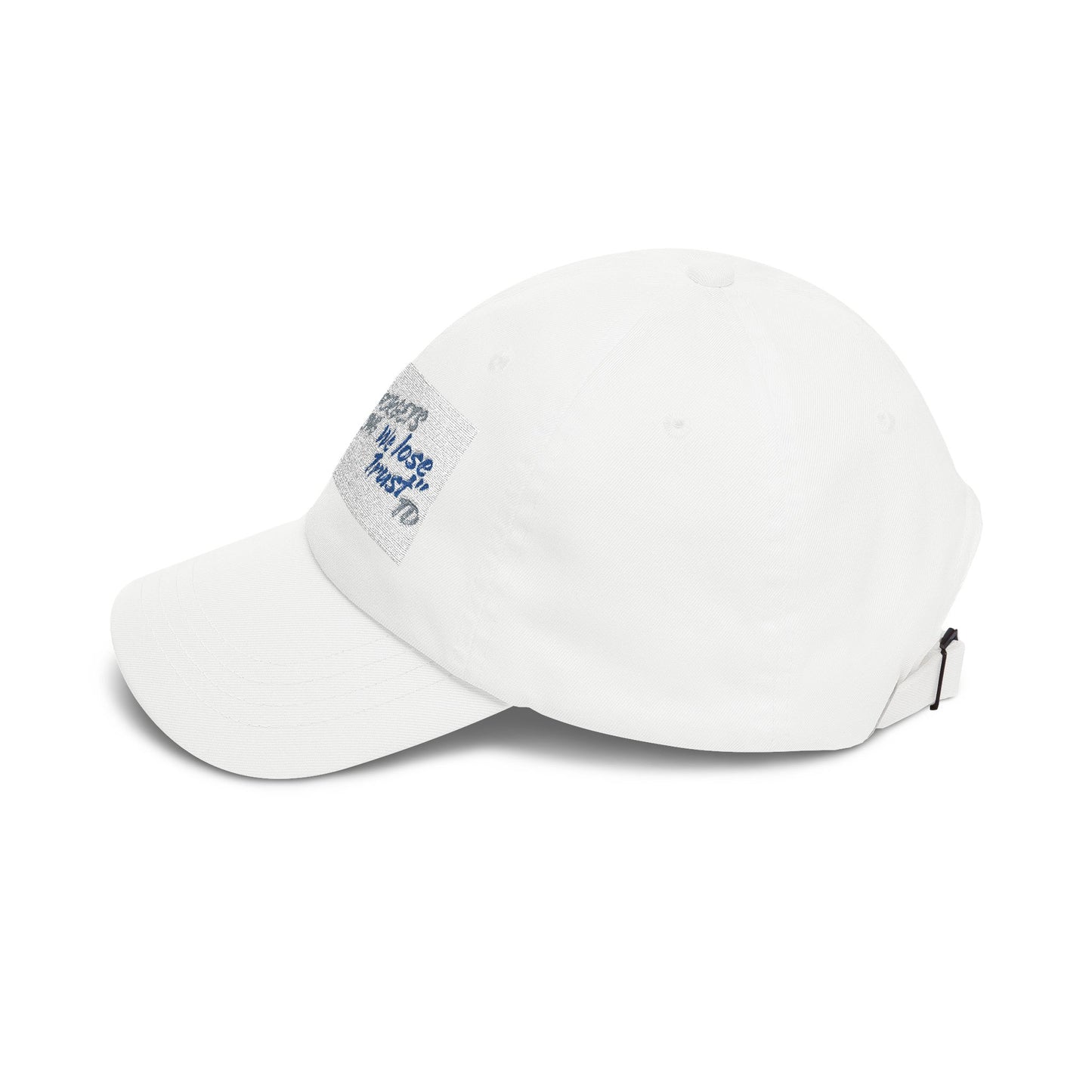 Classic Dad Cap — 'We lose Trust' Distressed Patch Dad Hat