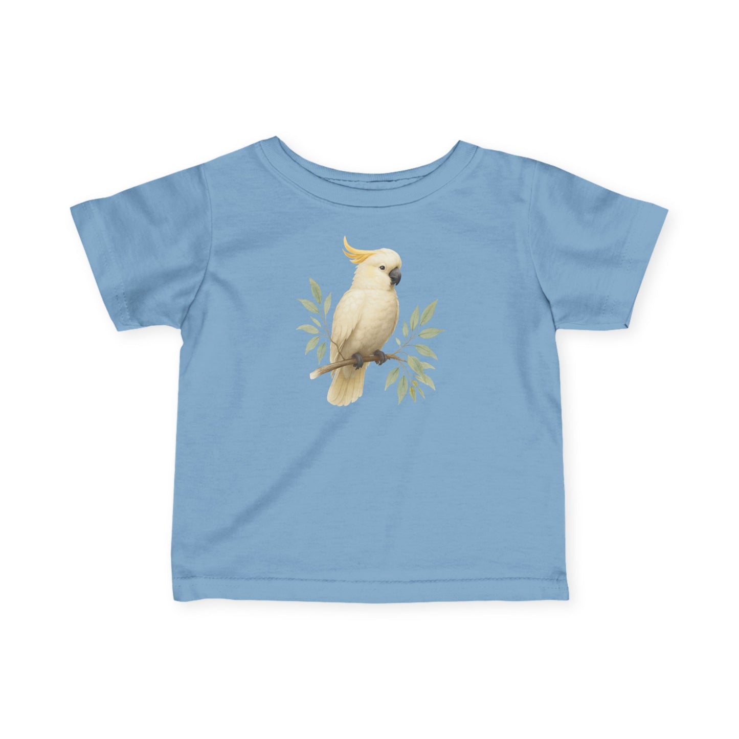 Infant Tee — Watercolor Cockatoo Baby Shirt