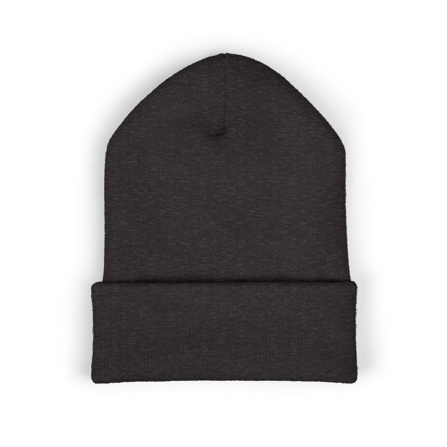 Embroidered Cuffed Beanie — "If Design Forgets Feeling We Lose Trust"
