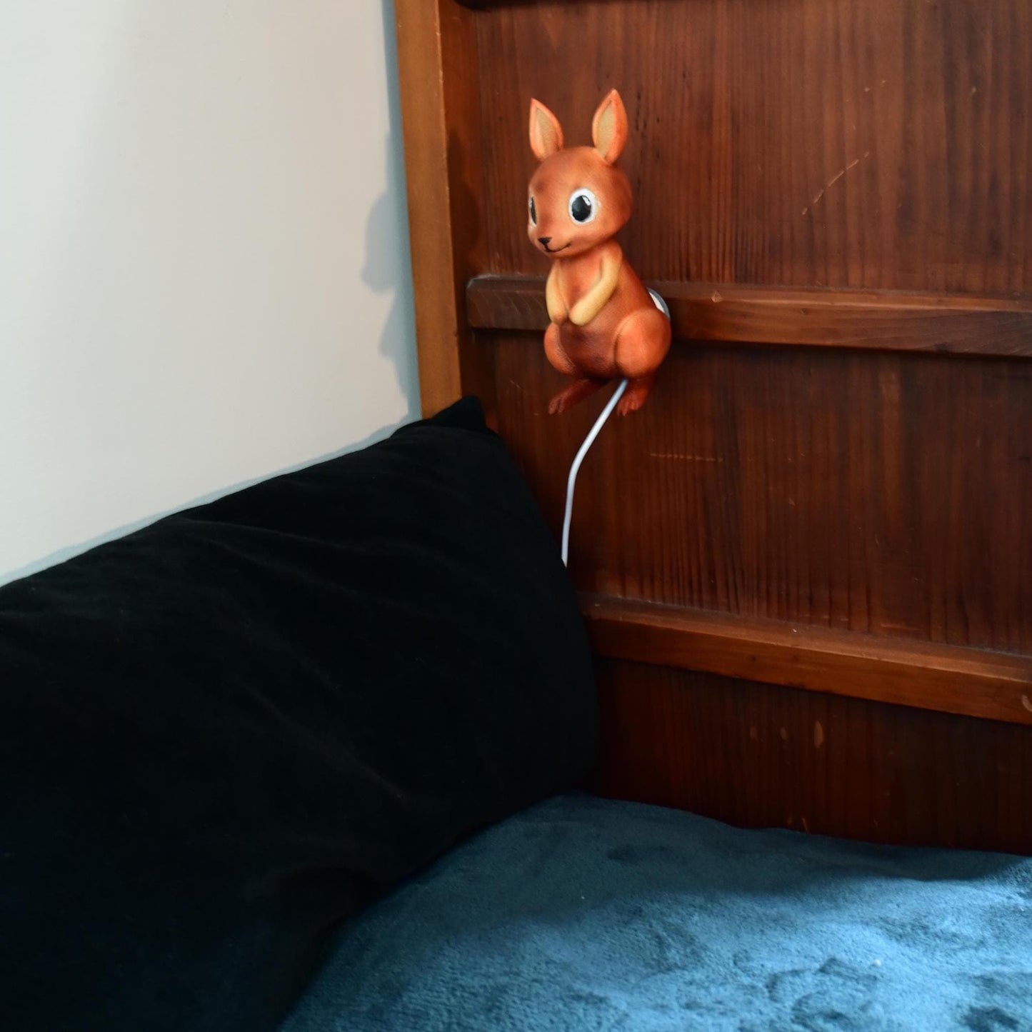 Big Red Kangaroo Night Light - Hand-Painted & 3D Printed