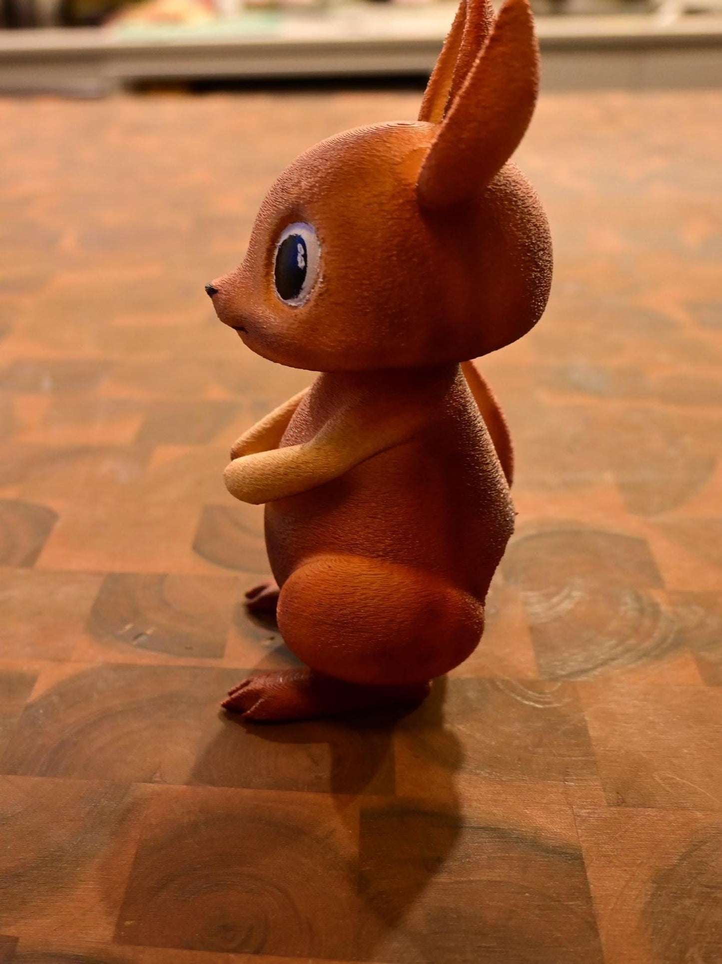Big Red Kangaroo Night Light - Hand-Painted & 3D Printed