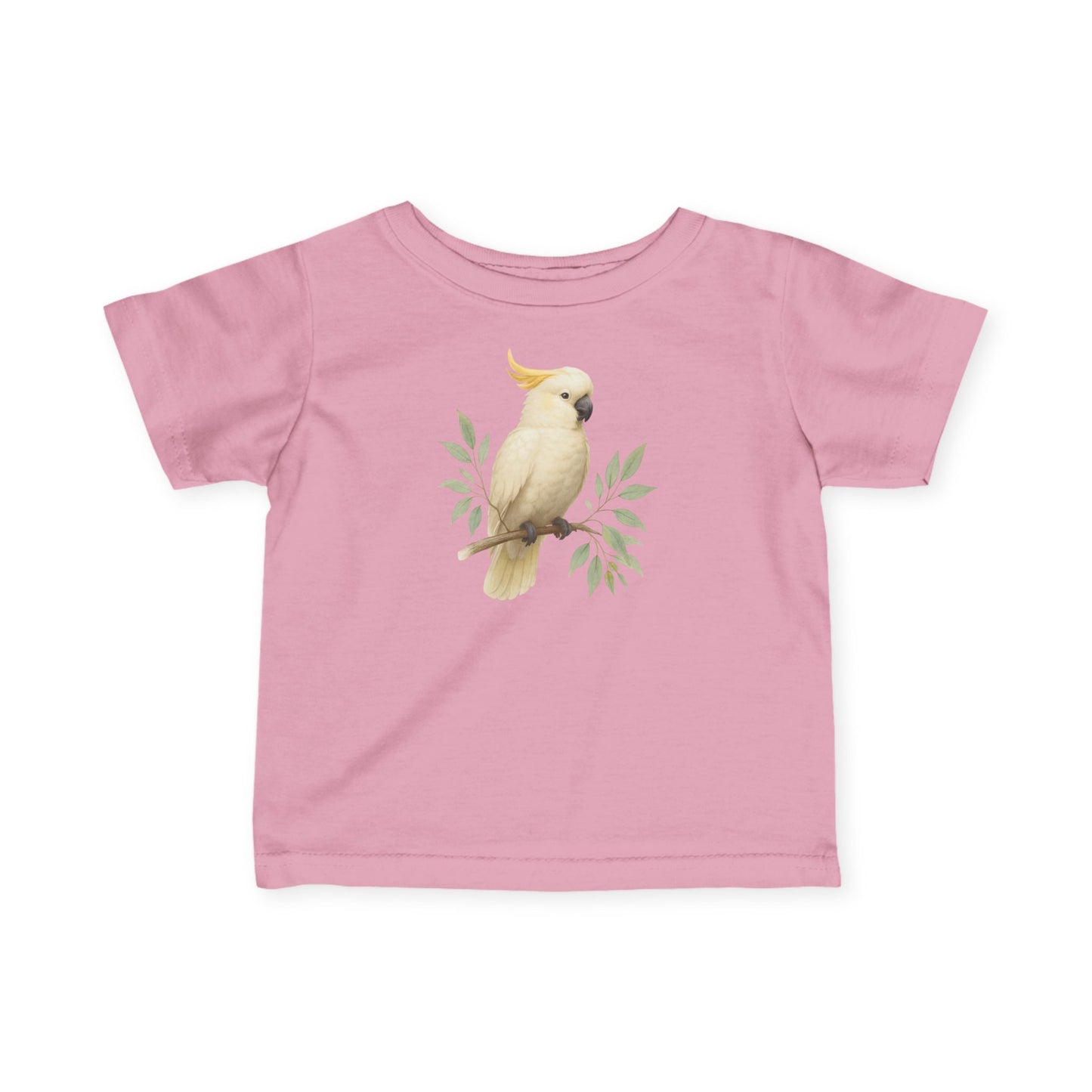 Infant Tee — Watercolor Cockatoo Baby Shirt