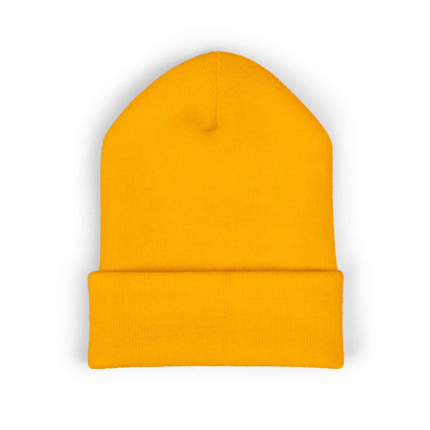 Embroidered Cuffed Beanie — "If Design Forgets Feeling We Lose Trust"