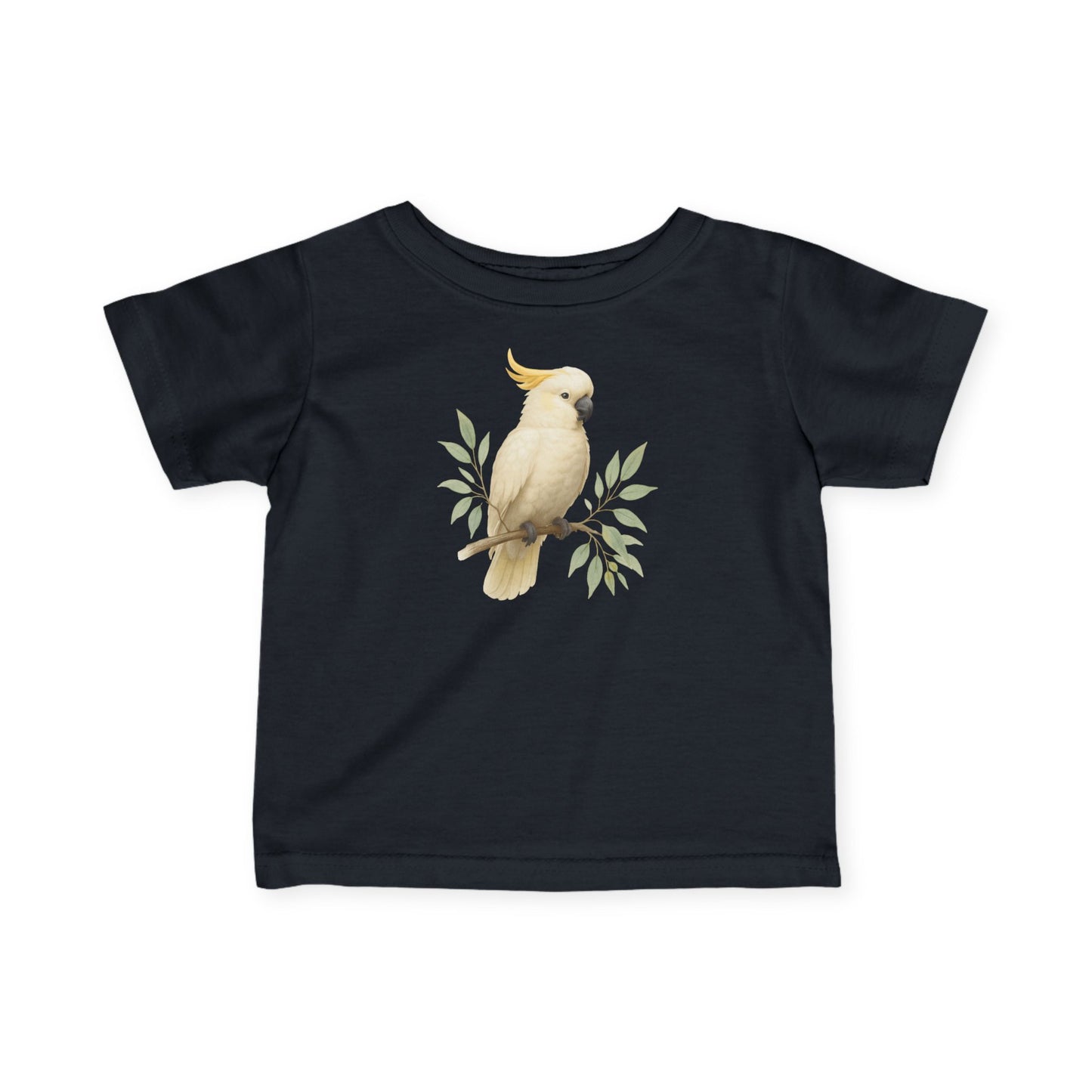 Infant Tee — Watercolor Cockatoo Baby Shirt