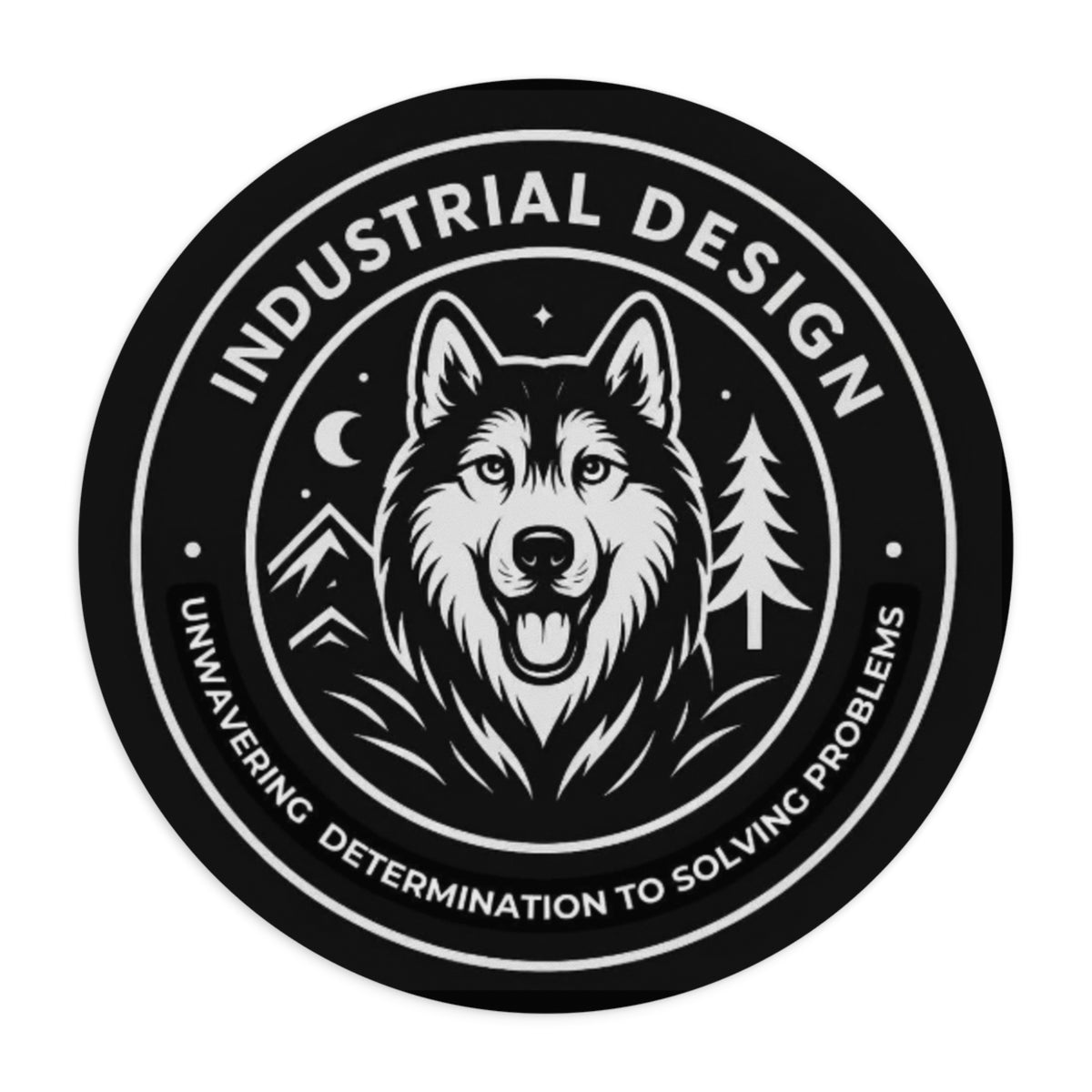 Industrial Design Wolf Mouse Pad — "Unwavering Determination to Solving Problems"