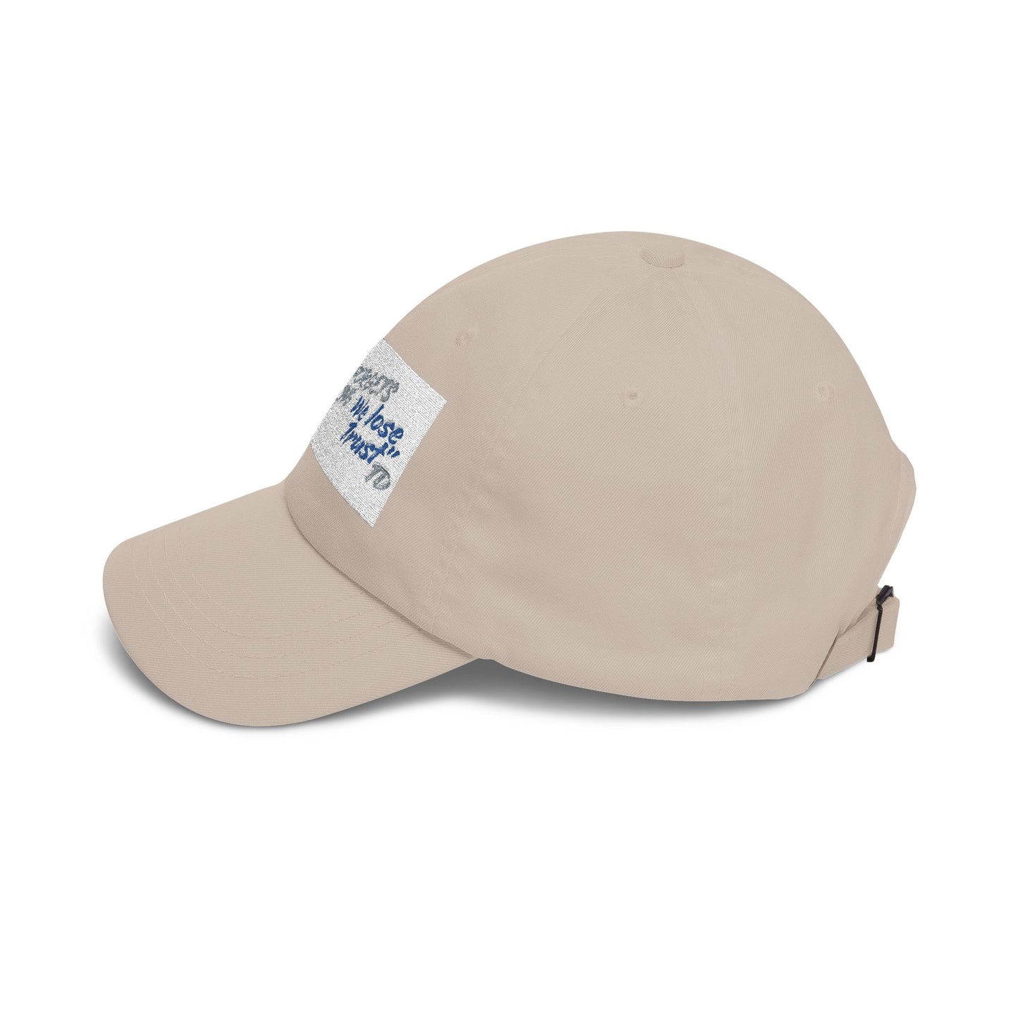 Classic Dad Cap — 'We lose Trust' Distressed Patch Dad Hat