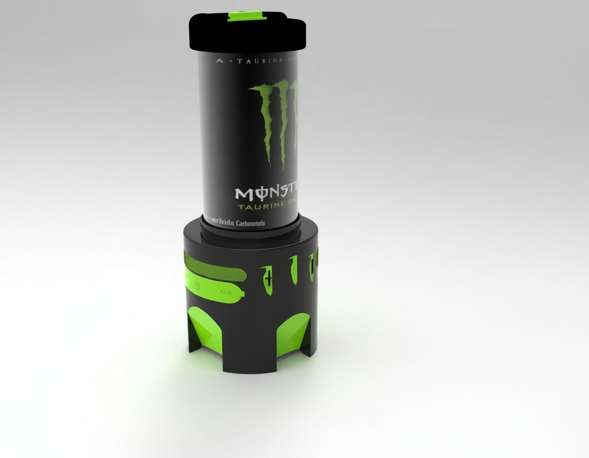 Monster Energy branded product on a white background