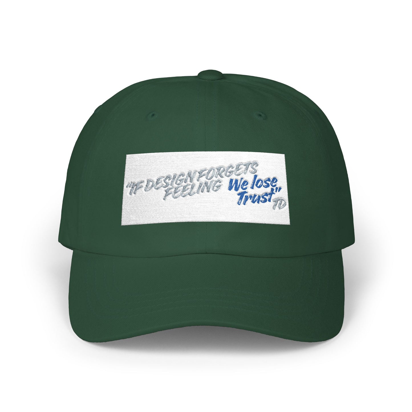 Classic Dad Cap — 'We lose Trust' Distressed Patch Dad Hat