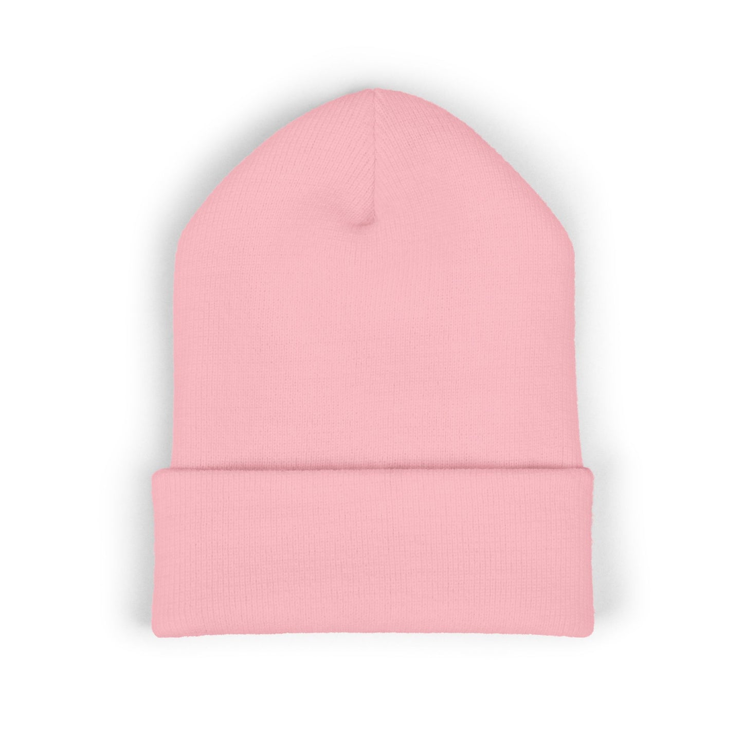 Embroidered Cuffed Beanie — "If Design Forgets Feeling We Lose Trust"