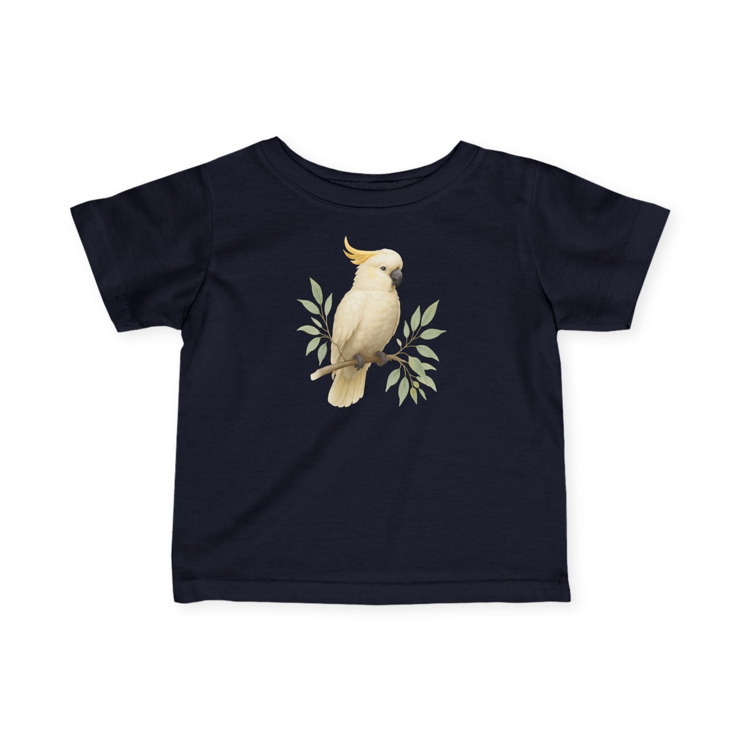 Infant Tee — Watercolor Cockatoo Baby Shirt