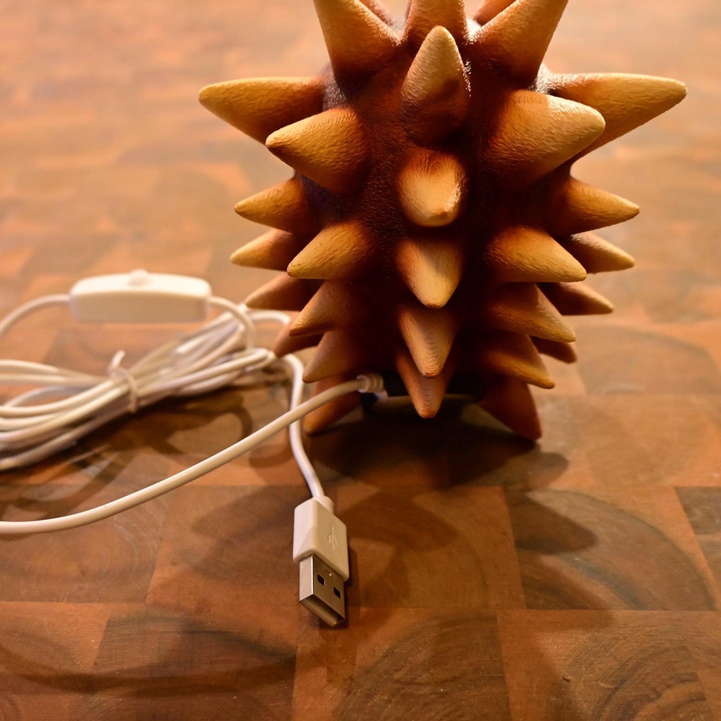 Echidna Night Light - Hand-Painted & 3D Printed