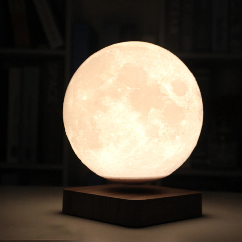 3D Levitating Moon Lamp — Floating LED Night Light