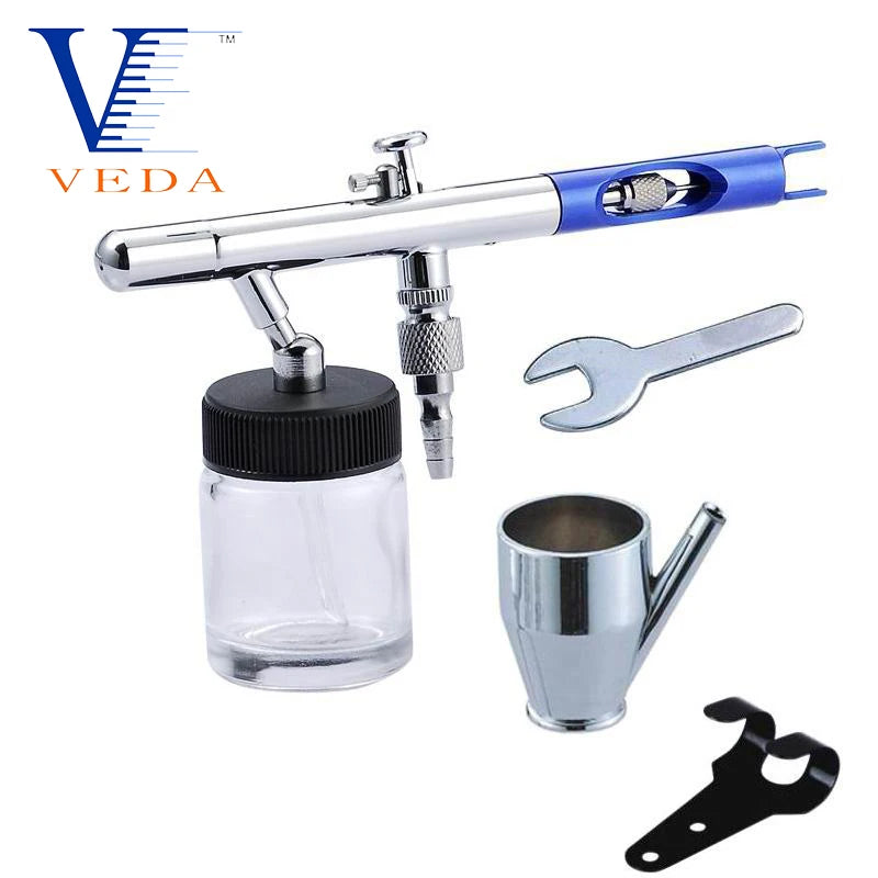 VEDA WD-129 0.35mm Dual-Action Siphon Airbrush