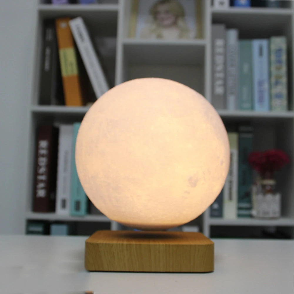 3D Levitating Moon Lamp — Floating LED Night Light