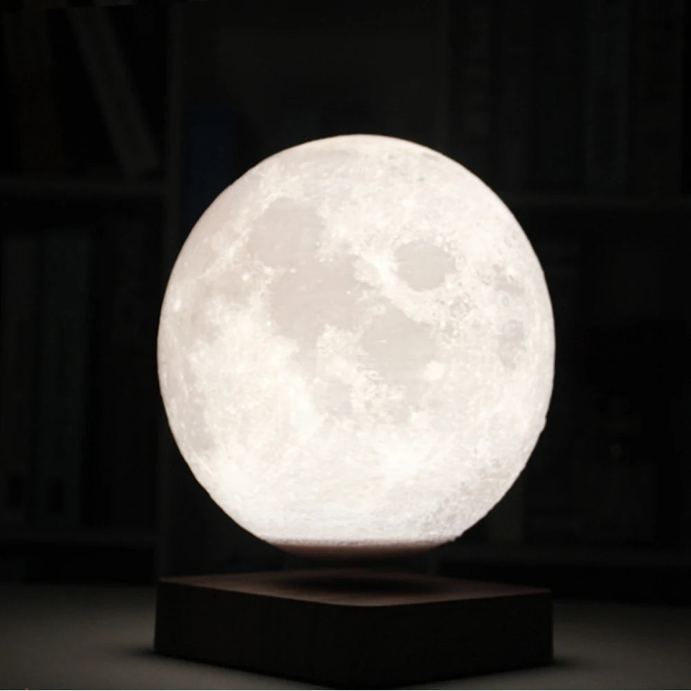 3D Levitating Moon Lamp — Floating LED Night Light