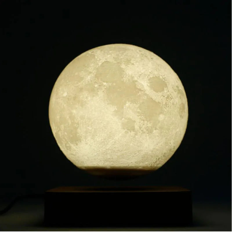 3D Levitating Moon Lamp — Floating LED Night Light