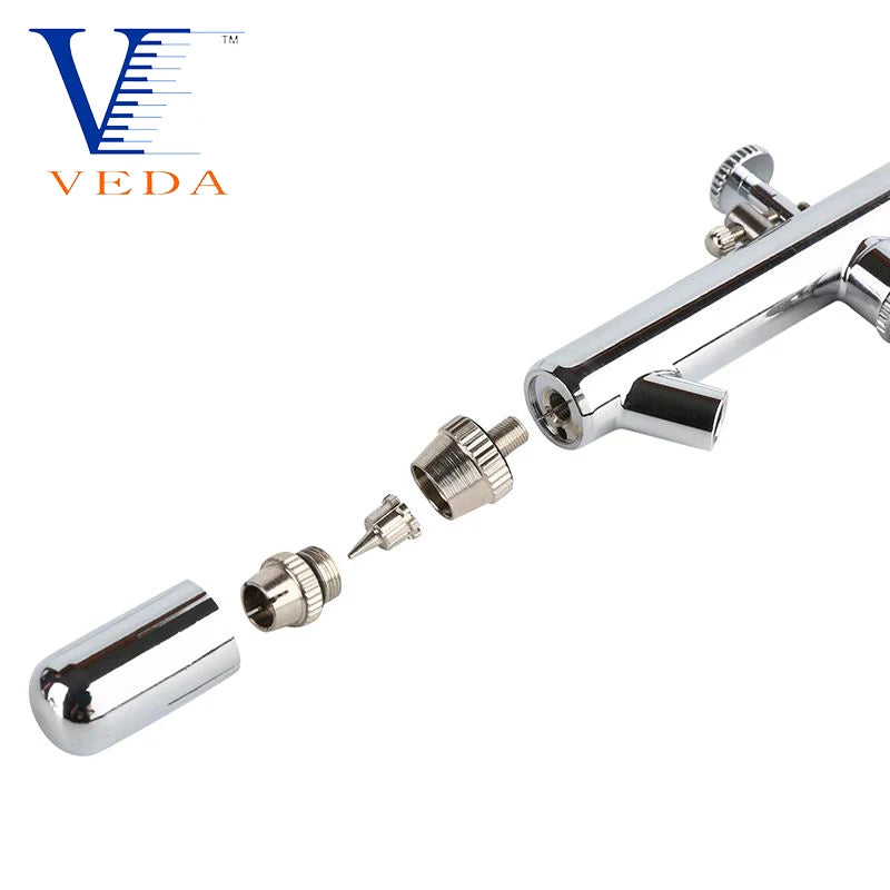 VEDA WD-129 0.35mm Dual-Action Siphon Airbrush