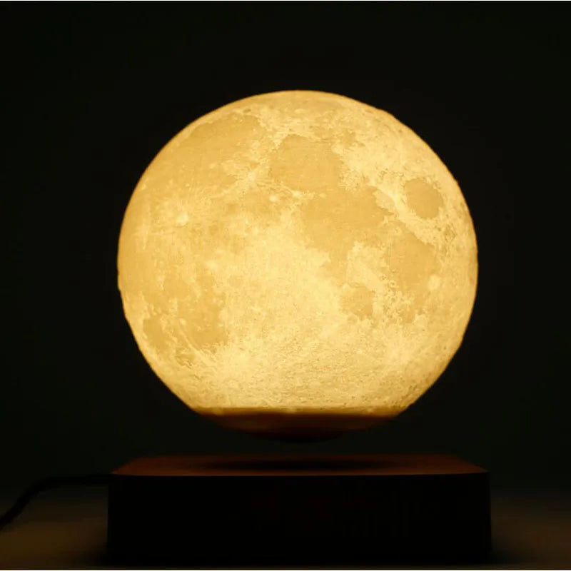 3D Levitating Moon Lamp — Floating LED Night Light