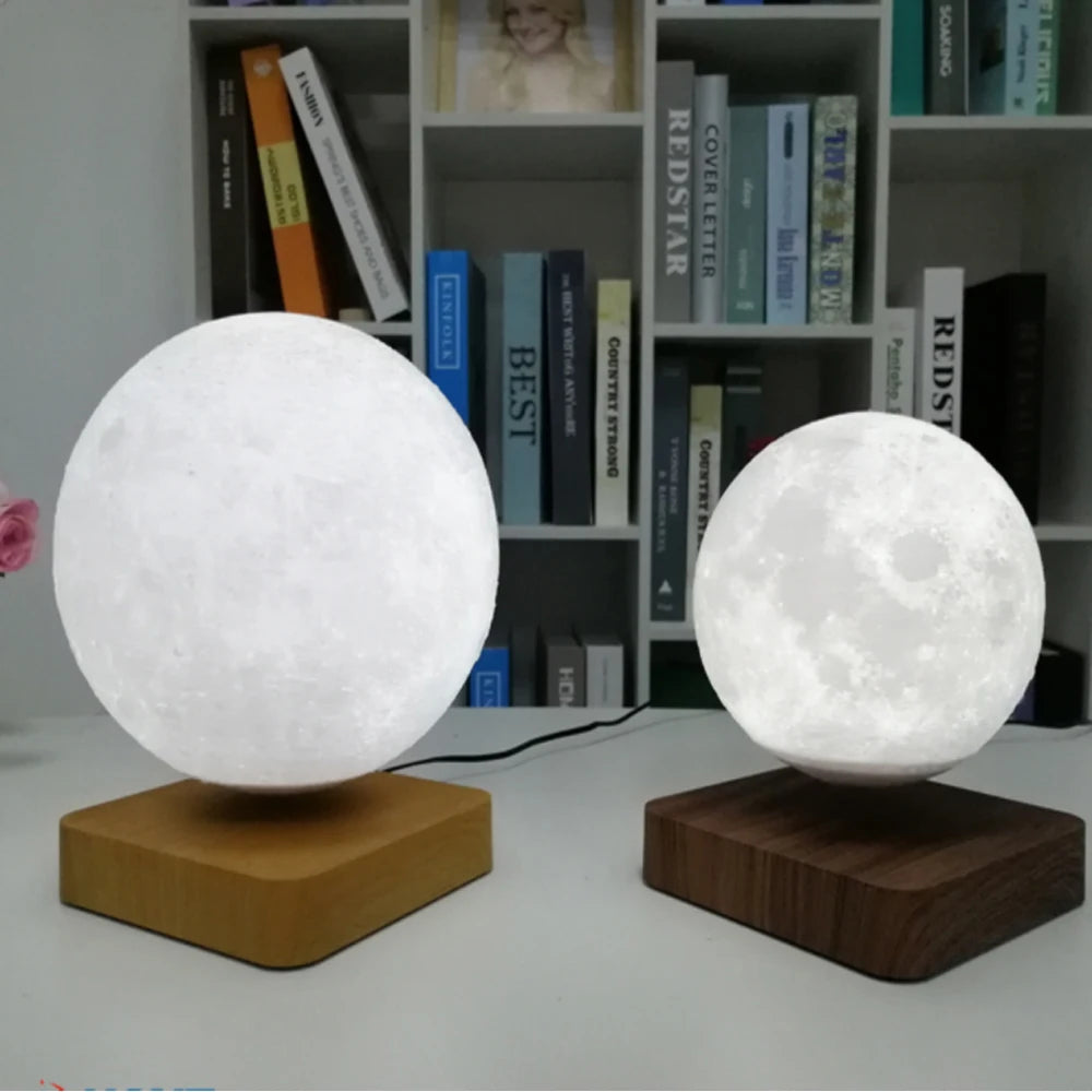 3D Levitating Moon Lamp — Floating LED Night Light