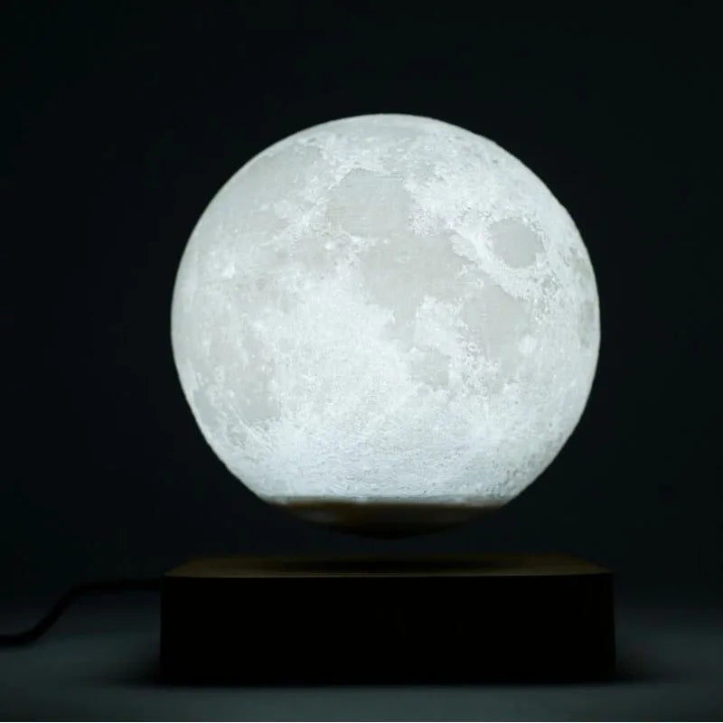 3D Levitating Moon Lamp — Floating LED Night Light