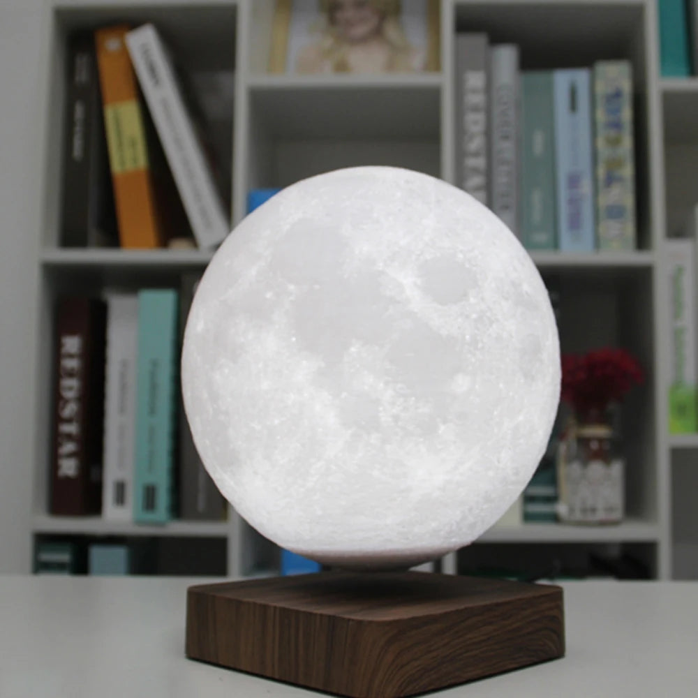 3D Levitating Moon Lamp — Floating LED Night Light