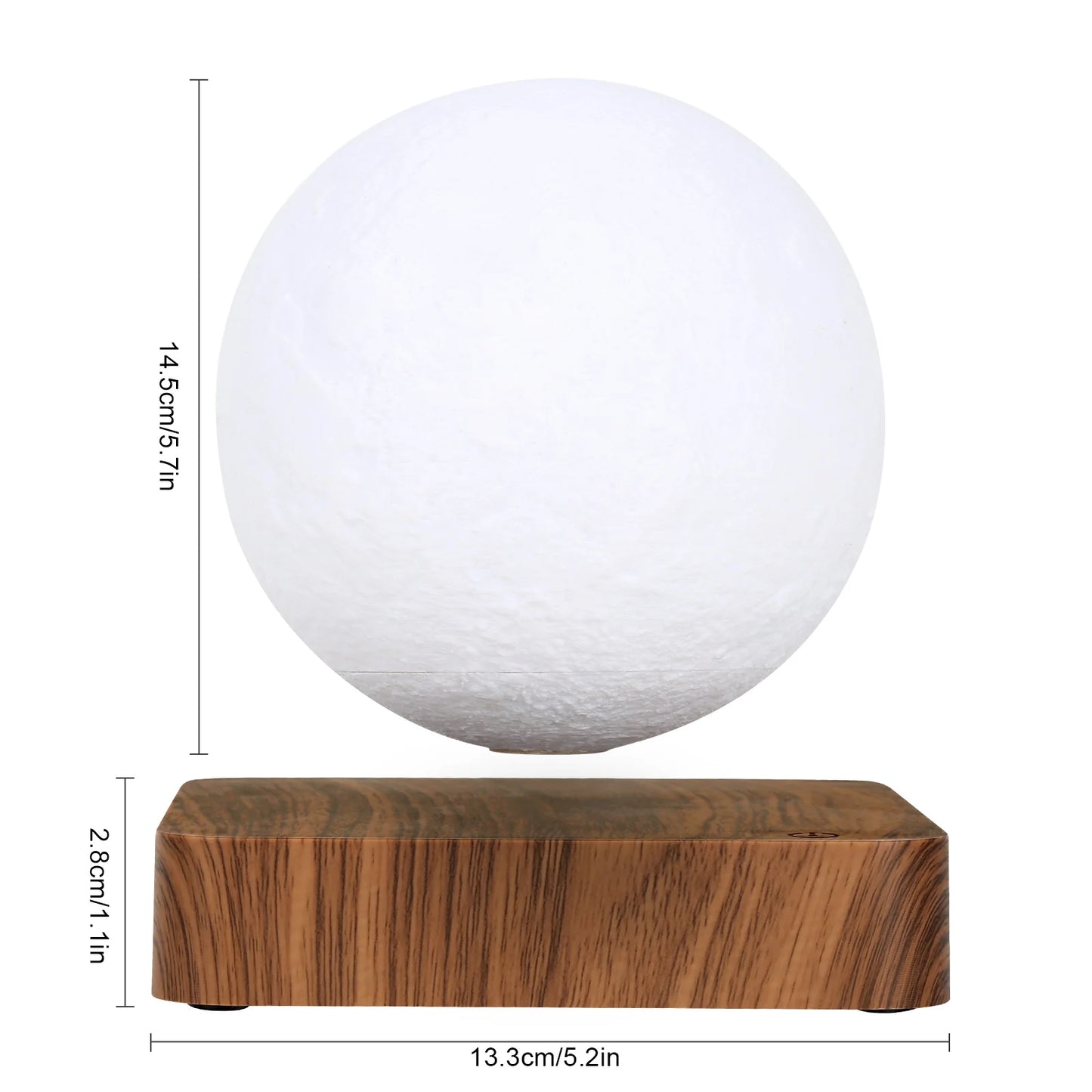 3D Levitating Moon Lamp — Floating LED Night Light