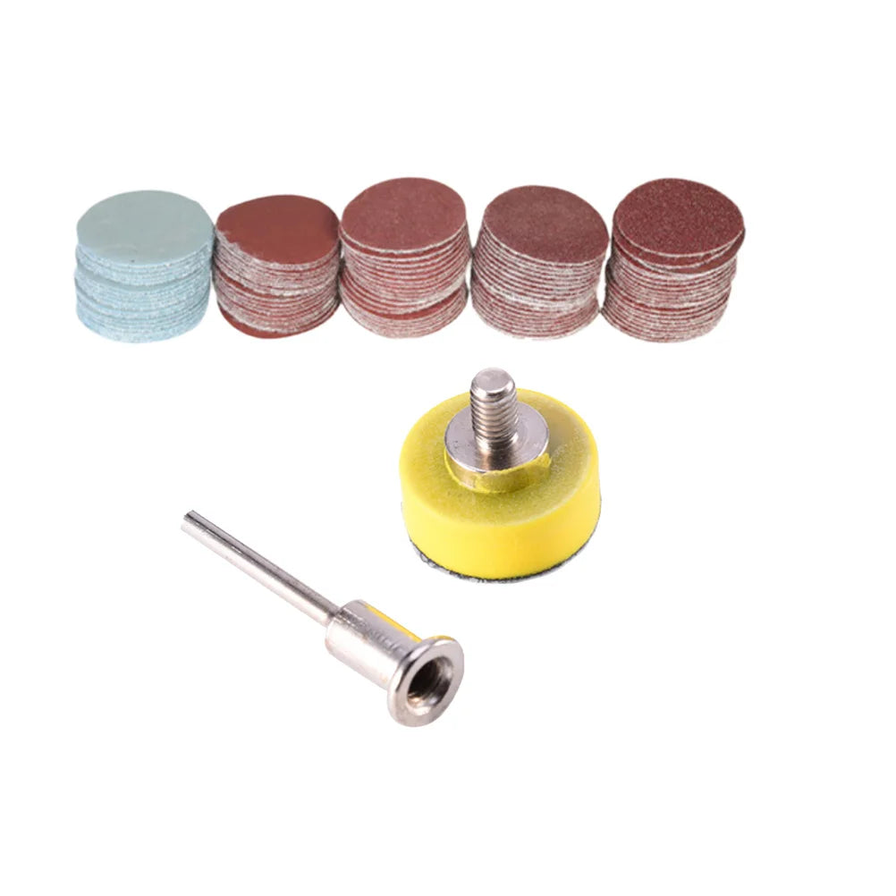 100pc 25mm Sanding Disc Kit | 100-3000 Grit