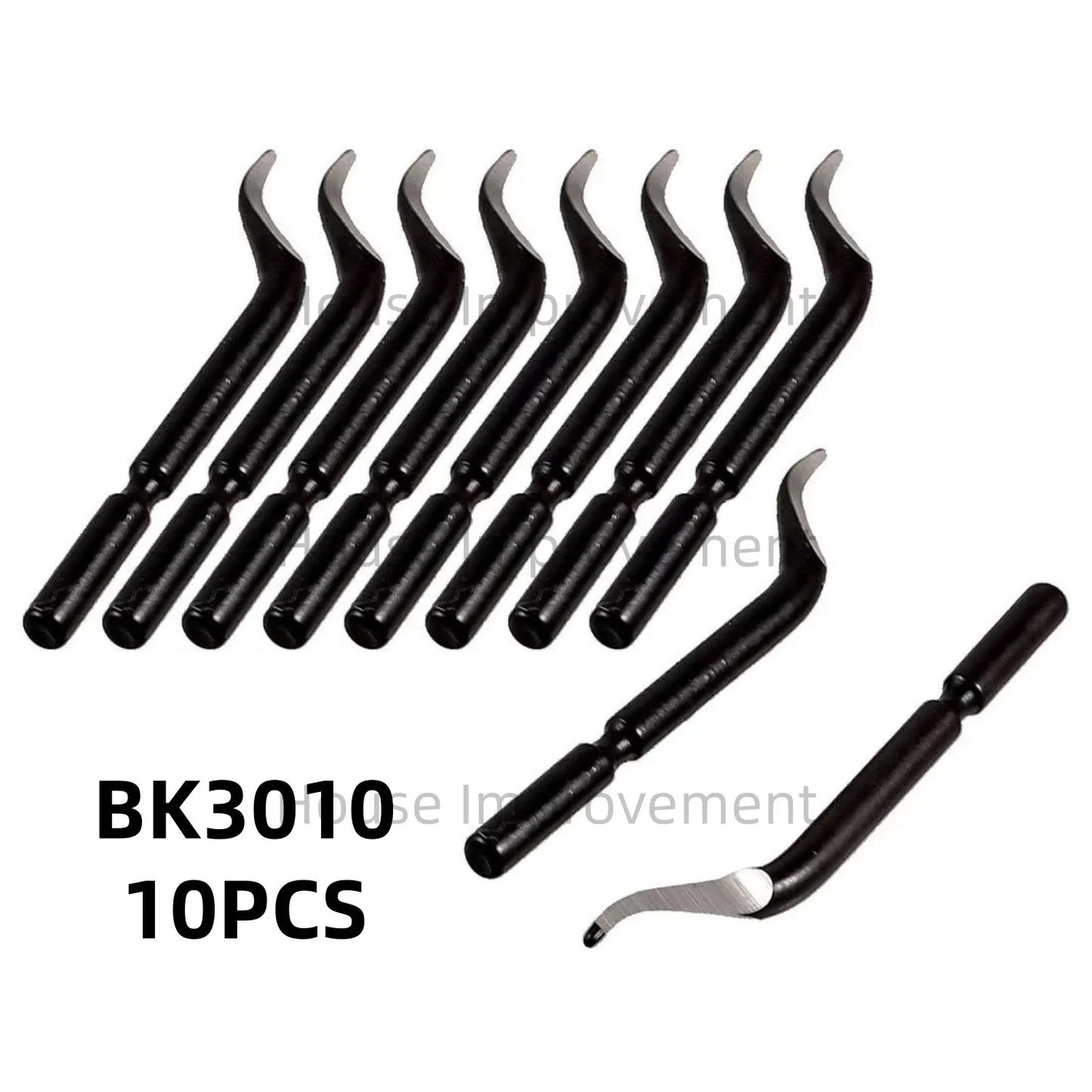 Precision Deburring Tool — Metal Handle, 11 HSS Blades