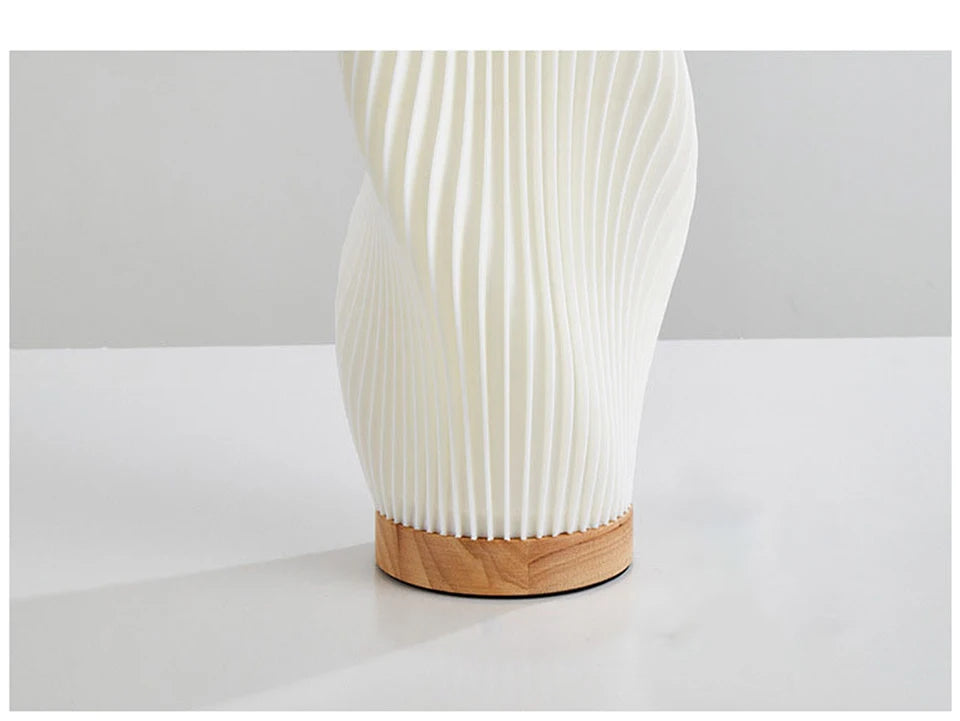 Pleated Glow LED Desk Lamp — 3-Level Dimmable