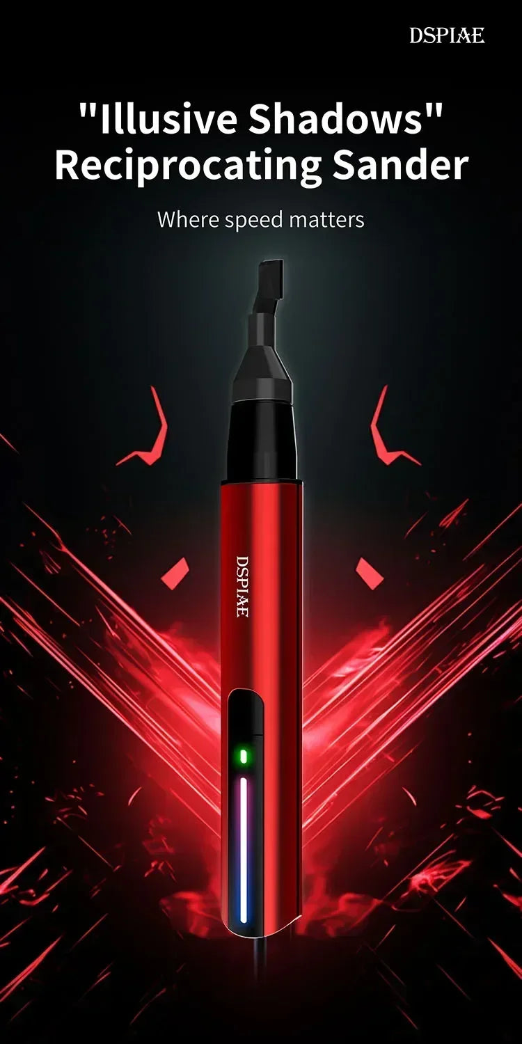 DSPIAE Polishing Pen Sandpaper Heads - Flat & Curved