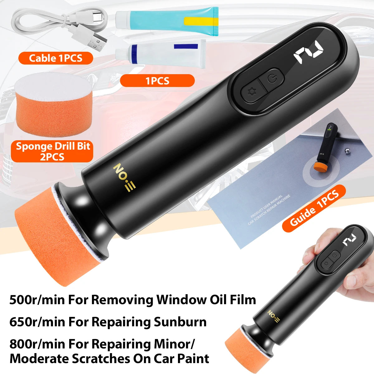 Mini Maker Wireless Handheld Polisher for 3D Prints