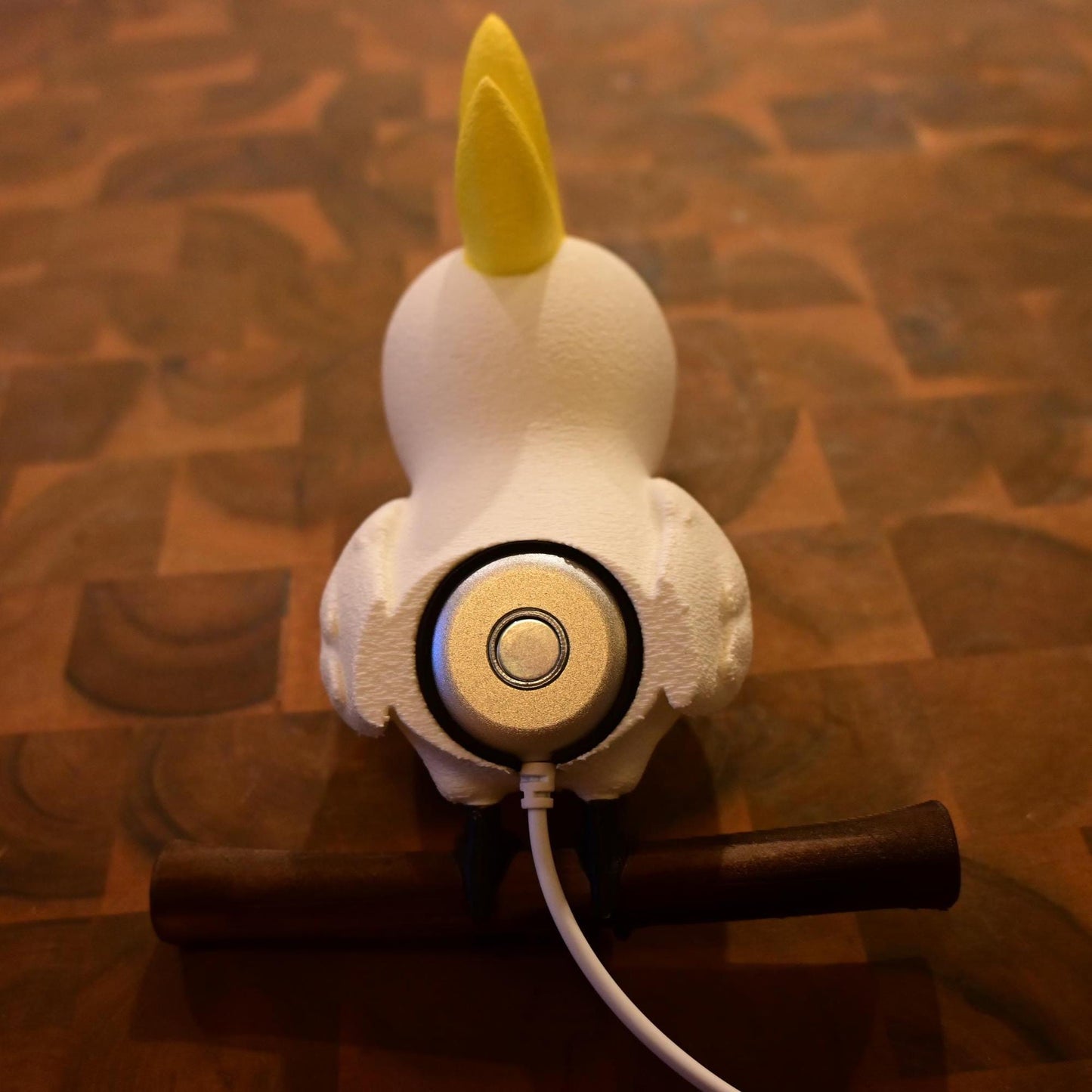 Sulphur-Crested Cockatoo Night Light - Hand-Painted & 3D Printed