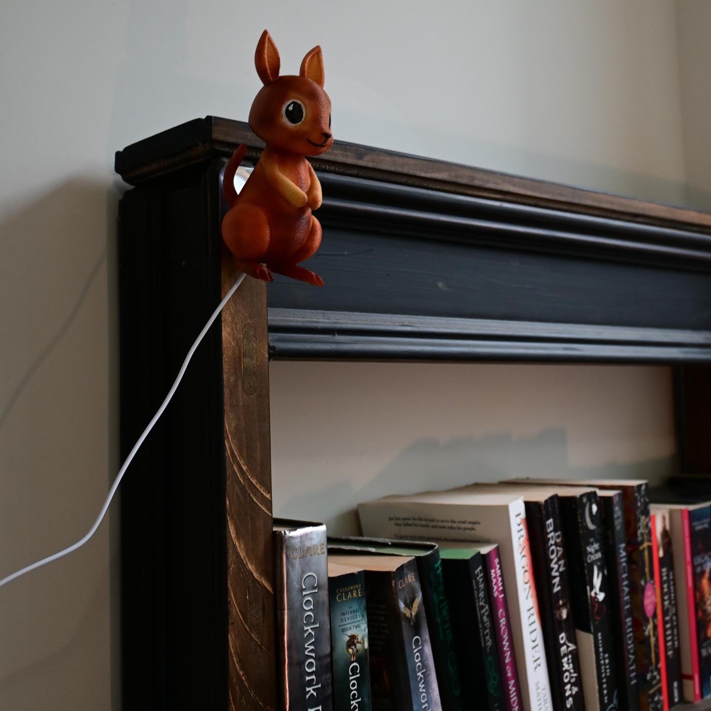 Big Red Kangaroo Night Light - Hand-Painted & 3D Printed