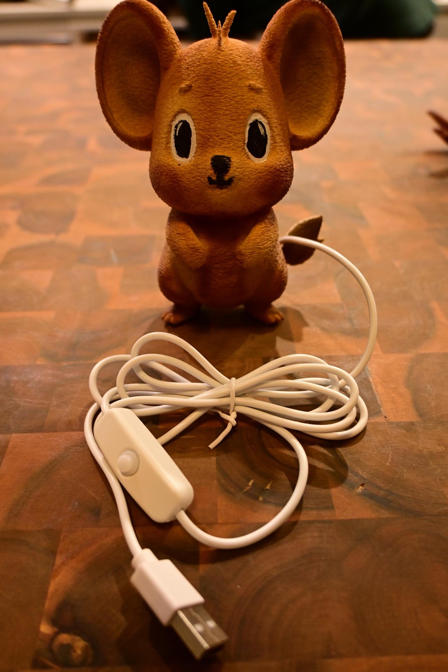 Quokka Night Light - Hand-Painted & 3D Printed