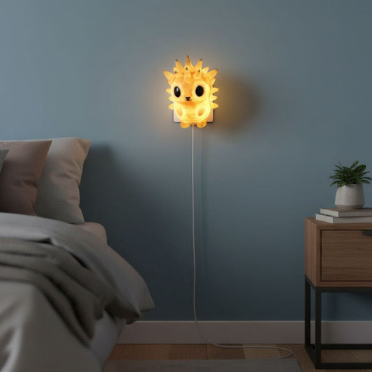 Echidna Night Light — Hand-Painted 3D USB Lamp