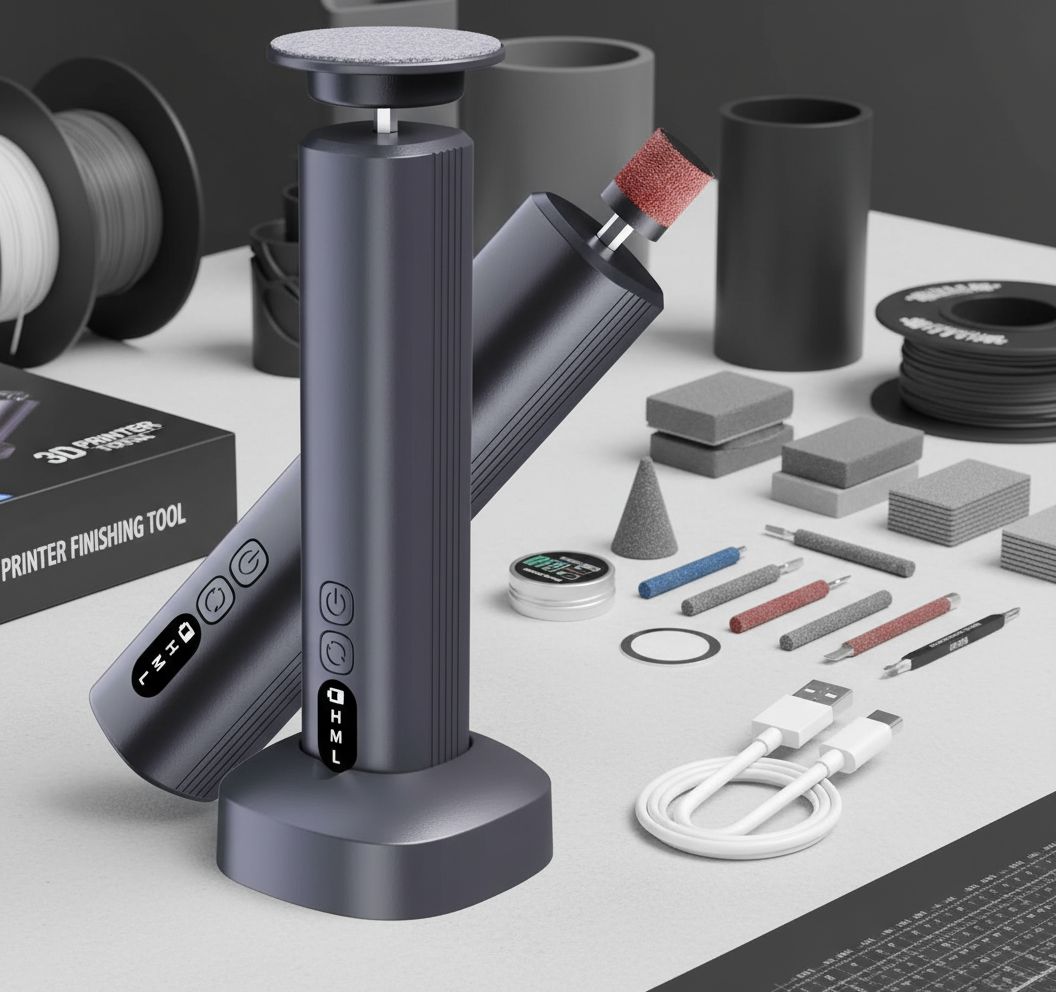 Cordless 2-in-1 Precision Mini Sander for 3D Prints