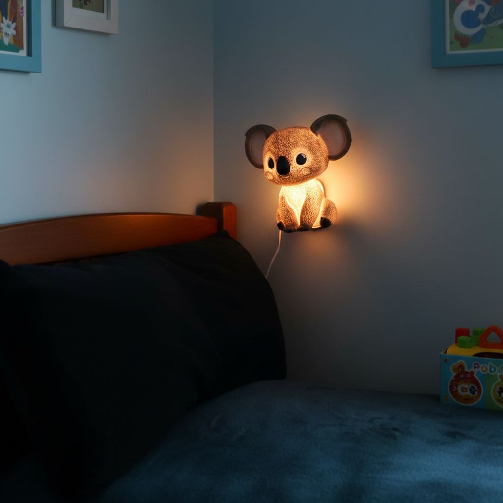 Koala Night Light - Hand-Painted 3D USB LED Lamp