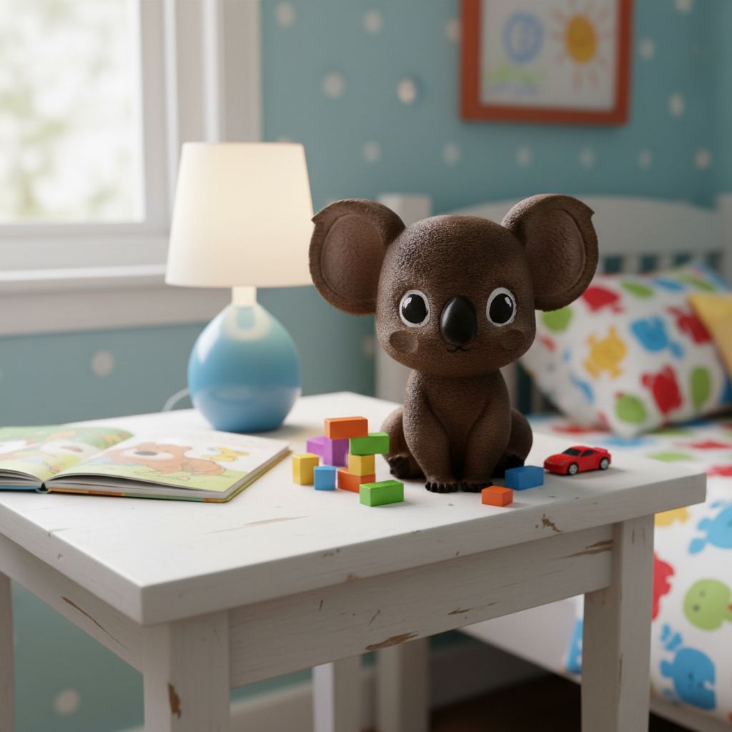Koala Night Light - Hand-Painted 3D USB LED Lamp