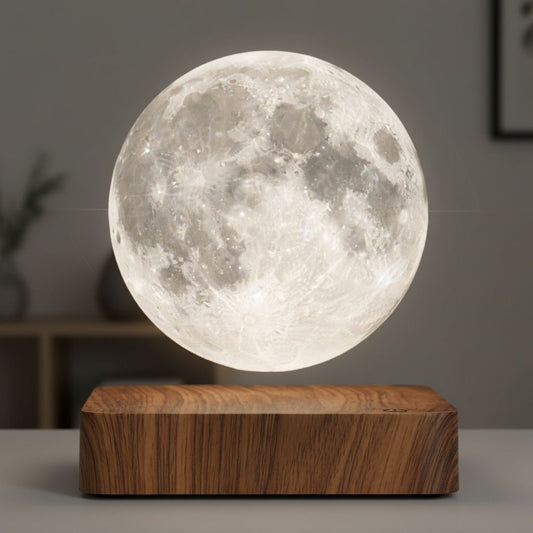 3D Levitating Moon Lamp — Floating LED Night Light